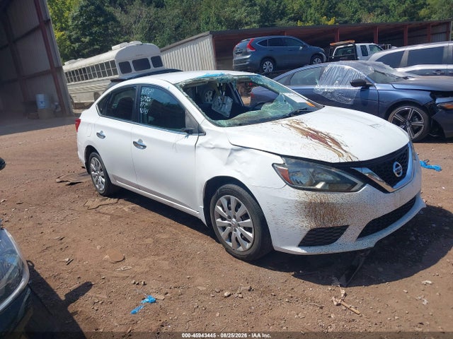 2017 Nissan Sentra S მანქანა იყიდება აუქციონზე, vin: 3N1AB7AP7HY298716, აუქციონის ნომერი: 45943445