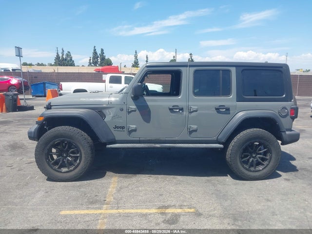 45943458 :رقم المزاد ، 1C4HJXDG2NW201483 vin ، 2022 Jeep Wrangler Unlimited Sport S 4x4 مزاد بيع