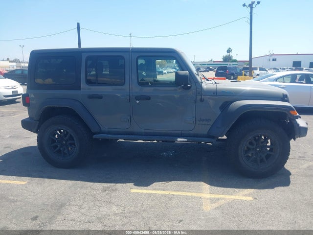 45943458 :رقم المزاد ، 1C4HJXDG2NW201483 vin ، 2022 Jeep Wrangler Unlimited Sport S 4x4 مزاد بيع