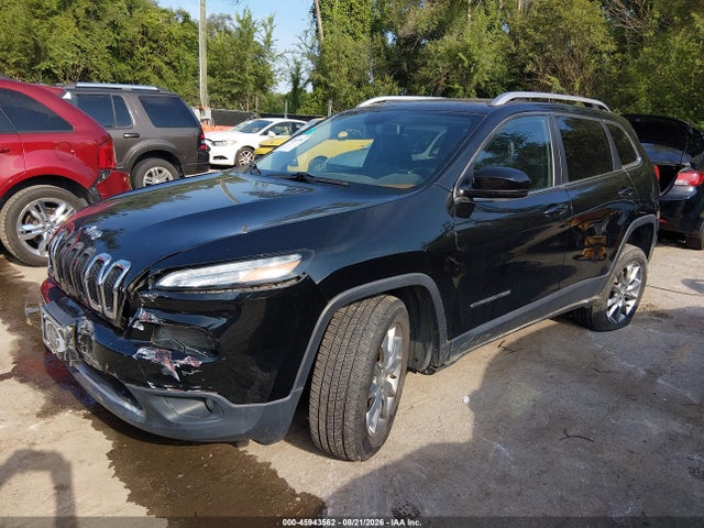 45943562 :رقم المزاد ، 1C4PJMDB1JD500807 vin ، 2018 Jeep Cherokee Limited 4x4 مزاد بيع