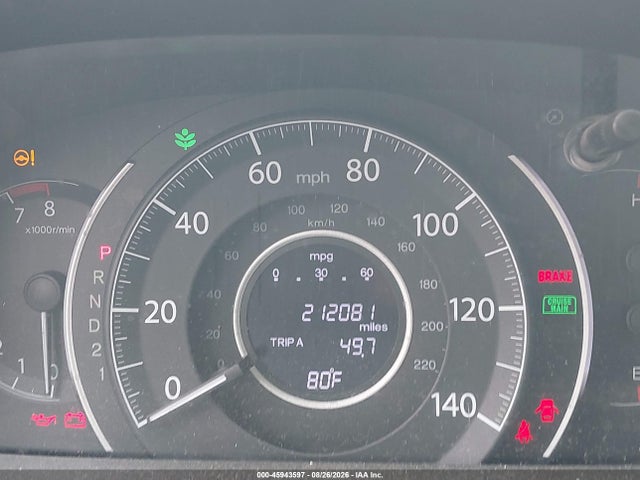 45943597 :رقم المزاد ، 2HKRM4H53CH626880 vin ، 2012 Honda Cr-v Ex مزاد بيع