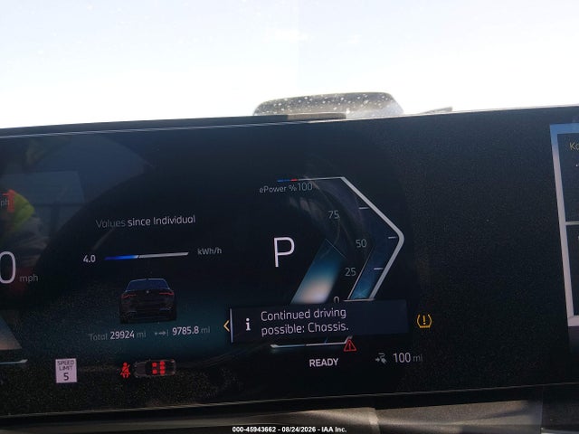 2024 Bmw I4 Gran Coupe Edrive40 მანქანა იყიდება აუქციონზე, vin: WBY73AW00RFS71930, აუქციონის ნომერი: 45943662
