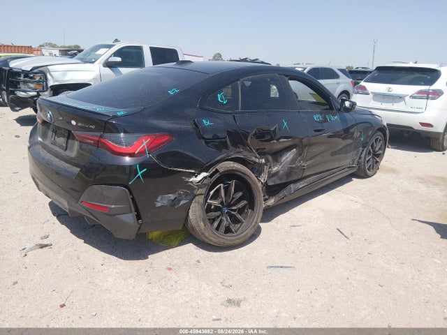 2024 Bmw I4 Gran Coupe Edrive40 მანქანა იყიდება აუქციონზე, vin: WBY73AW00RFS71930, აუქციონის ნომერი: 45943662