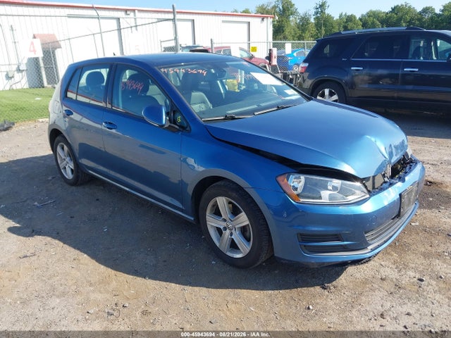 2017 Volkswagen Golf Tsi S 4-door/tsi Se 4-door/tsi Sel 4-door/tsi Wolfsburg Edition 4-door მანქანა იყიდება აუქციონზე, vin: 3VW217AUXHM034260, აუქციონის ნომერი: 45943694