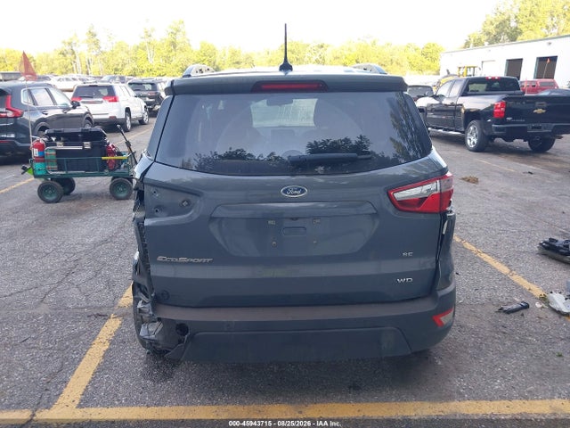 Продаж на аукціоні авто 2018 Ford Ecosport Se, vin: MAJ6P1UL6JC249165, номер лоту: 45943715