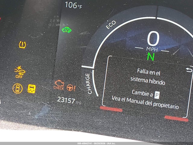 45943741 :رقم المزاد ، 4T1DAACK7SU170624 vin ، 2025 Toyota Camry Le مزاد بيع
