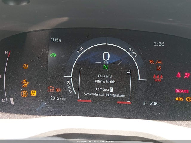 45943741 :رقم المزاد ، 4T1DAACK7SU170624 vin ، 2025 Toyota Camry Le مزاد بيع