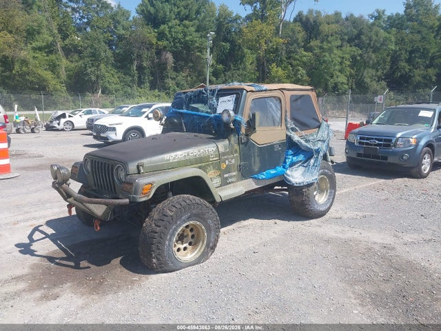 45943863 :رقم المزاد ، 1J4FA39S92P756363 vin ، 2002 Jeep Wrangler X مزاد بيع