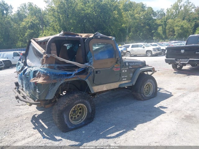 45943863 :رقم المزاد ، 1J4FA39S92P756363 vin ، 2002 Jeep Wrangler X مزاد بيع