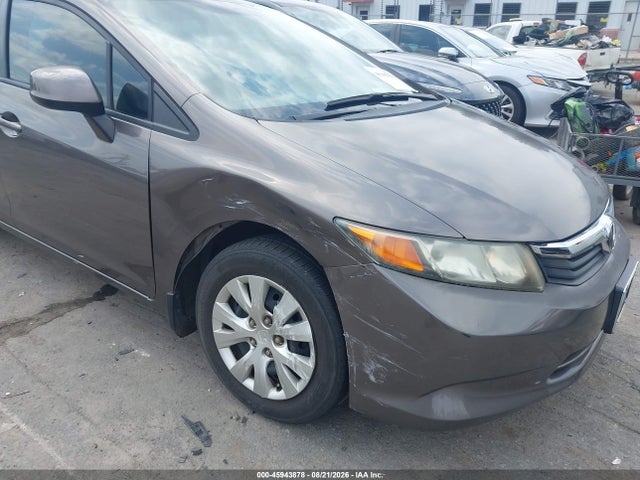 Продаж на аукціоні авто 2012 Honda Civic Lx, vin: 19XFB2F54CE069000, номер лоту: 45943878