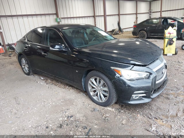 2014 Infiniti Q50 Premium მანქანა იყიდება აუქციონზე, vin: JN1BV7AP8EM670123, აუქციონის ნომერი: 45943885