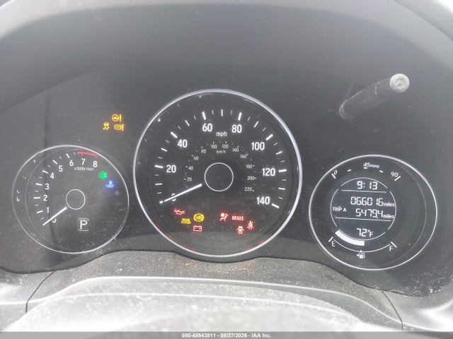 45943911 :رقم المزاد ، 3CZRU6H38NM733277 vin ، 2022 Honda Hr-v Awd Lx مزاد بيع