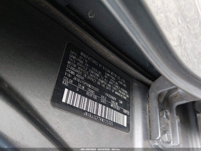 Продаж на аукціоні авто 2019 Nissan Rogue Sport S, vin: JN1BJ1CP7KW235325, номер лоту: 45943949