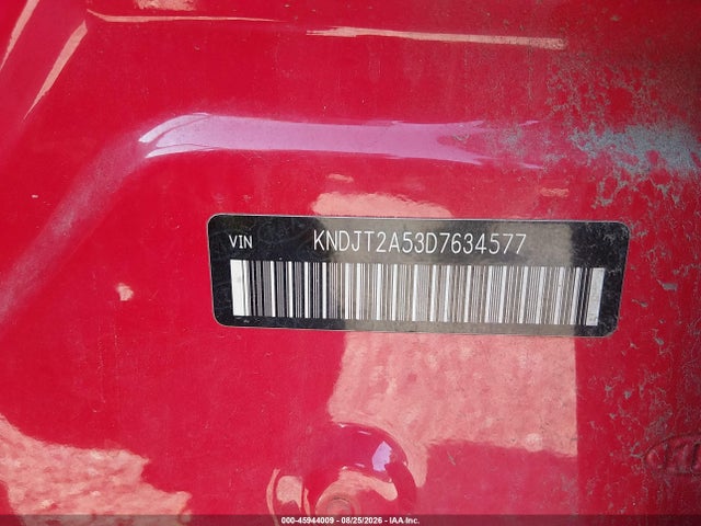Aukcja sprzedaży 2013 Kia Soul, vin: KNDJT2A53D7634577, numer aukcji: 45944009