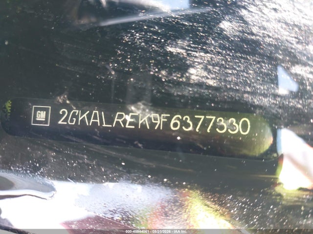 Aukcja sprzedaży 2015 Gmc Terrain Sle-2, vin: 2GKALREK9F6377330, numer aukcji: 45944061