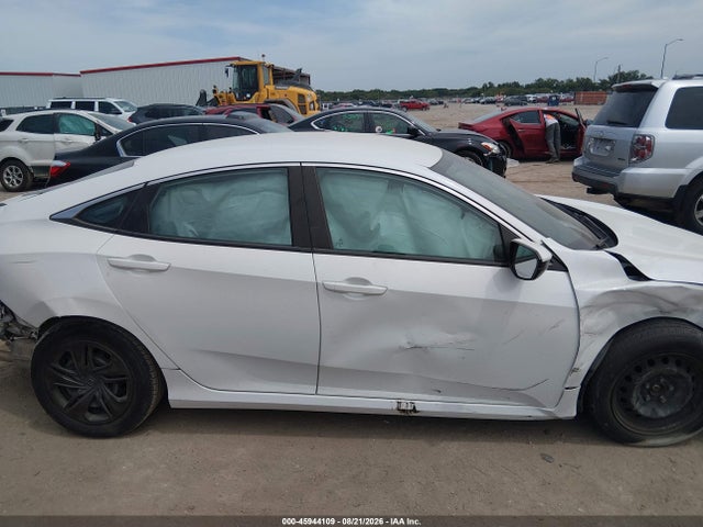 45944109 :رقم المزاد ، 19XFC2F68ME200419 vin ، 2021 Honda Civic Lx مزاد بيع