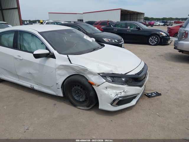 45944109 :رقم المزاد ، 19XFC2F68ME200419 vin ، 2021 Honda Civic Lx مزاد بيع