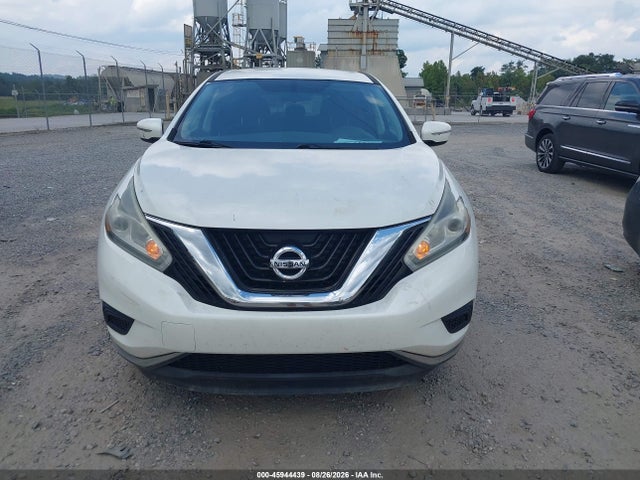 2015 Nissan Murano S მანქანა იყიდება აუქციონზე, vin: 5N1AZ2MHXFN258832, აუქციონის ნომერი: 45944439