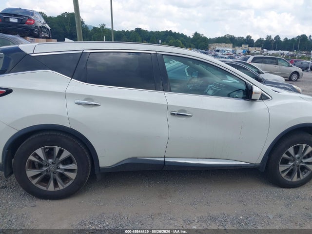 2015 Nissan Murano S მანქანა იყიდება აუქციონზე, vin: 5N1AZ2MHXFN258832, აუქციონის ნომერი: 45944439