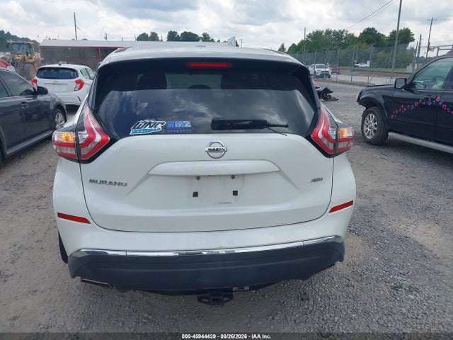 2015 Nissan Murano S მანქანა იყიდება აუქციონზე, vin: 5N1AZ2MHXFN258832, აუქციონის ნომერი: 45944439