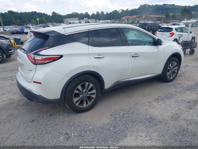 2015 Nissan Murano S მანქანა იყიდება აუქციონზე, vin: 5N1AZ2MHXFN258832, აუქციონის ნომერი: 45944439