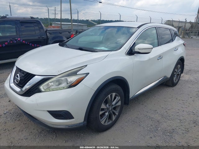 2015 Nissan Murano S მანქანა იყიდება აუქციონზე, vin: 5N1AZ2MHXFN258832, აუქციონის ნომერი: 45944439