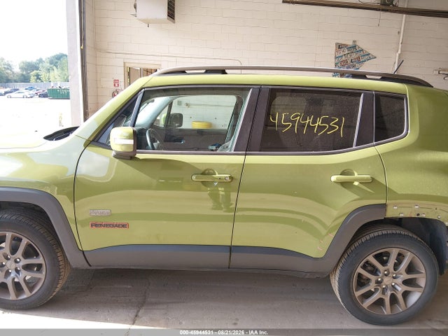 45944531 :رقم المزاد ، ZACCJBBT4GPD72782 vin ، 2016 Jeep Renegade 75th Anniversary مزاد بيع