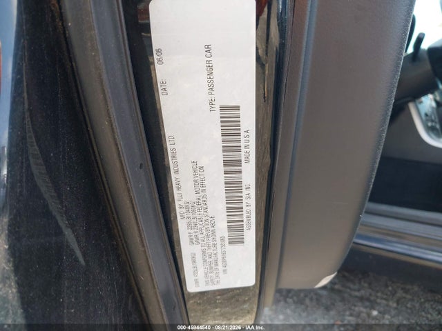 45944540 :رقم المزاد ، 4S3BP616377301065 vin ، 2007 Subaru Legacy 2.5i مزاد بيع