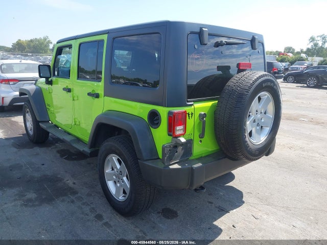2012 Jeep Wrangler Unlimited Sport მანქანა იყიდება აუქციონზე, vin: 1C4BJWDG5CL285197, აუქციონის ნომერი: 45944560