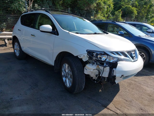 2014 Nissan Murano Sl მანქანა იყიდება აუქციონზე, vin: JN8AZ1MU5EW420665, აუქციონის ნომერი: 45944581