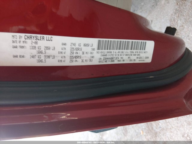 Aukcja sprzedaży 2008 Dodge Grand Caravan Se, vin: 2D8HN44H88R712674, numer aukcji: 45944743