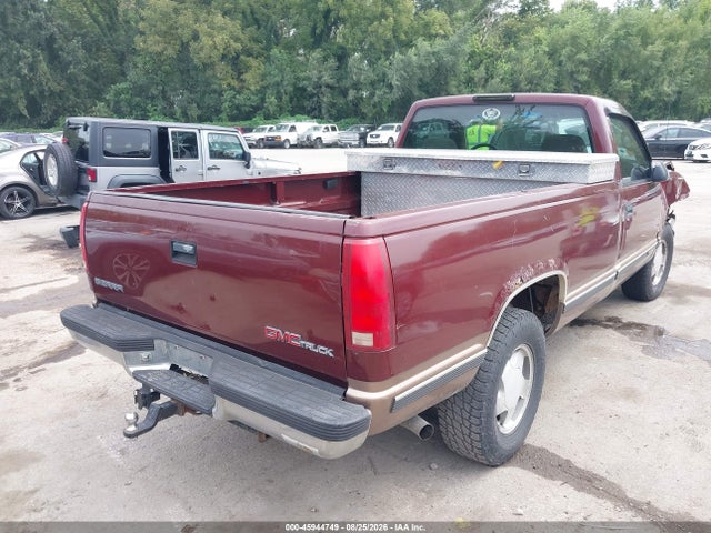 1997 Gmc Sierra 1500 Sl Wideside მანქანა იყიდება აუქციონზე, vin: 1GTEK14R2VZ547451, აუქციონის ნომერი: 45944749