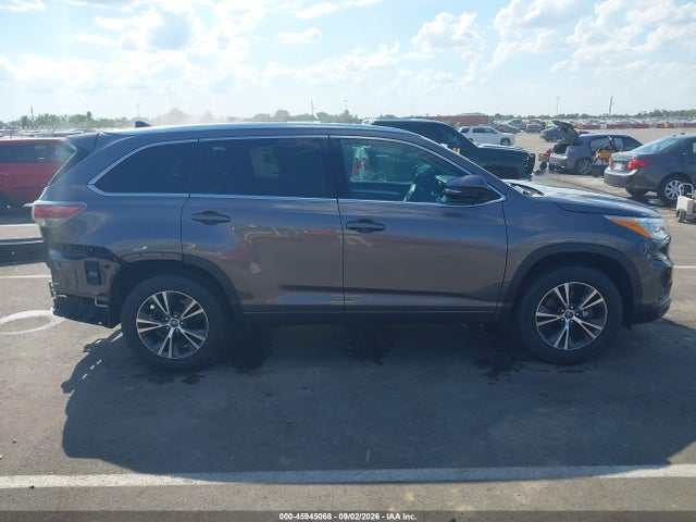 2016 Toyota Highlander Xle V6 მანქანა იყიდება აუქციონზე, vin: 5TDKKRFH2GS160151, აუქციონის ნომერი: 45945068