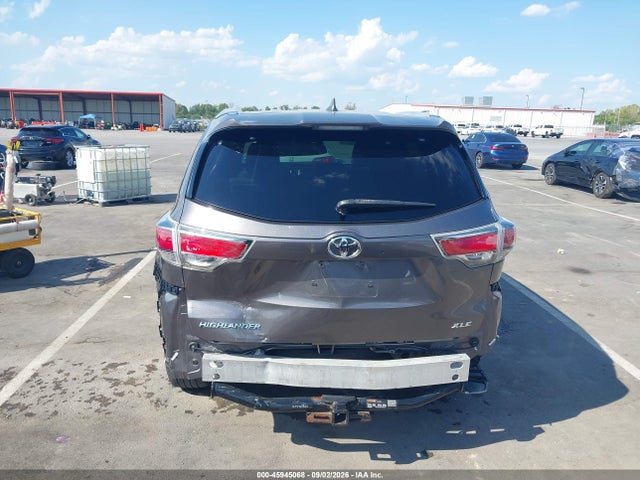 2016 Toyota Highlander Xle V6 მანქანა იყიდება აუქციონზე, vin: 5TDKKRFH2GS160151, აუქციონის ნომერი: 45945068