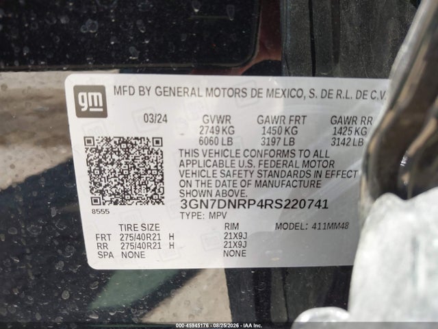 Chevrolet Equinox Ev Rs 2024 3GN7DNRP4RS220741 Image 9