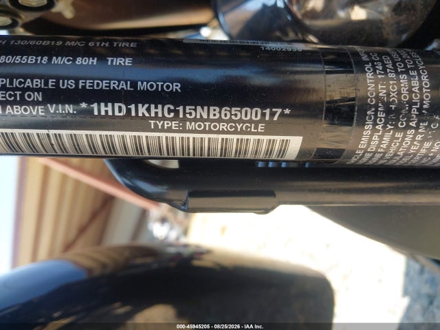 Продажа на аукционе авто 2022 Harley-davidson Fltrx, vin: 1HD1KHC15NB650017, номер лота: 45945205