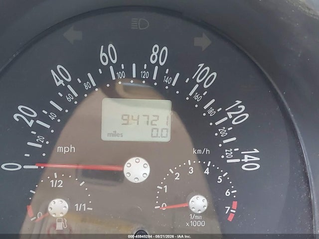 45945284 :رقم المزاد ، 3VWCC21C8YM417963 vin ، 2000 Volkswagen New Beetle Gls مزاد بيع