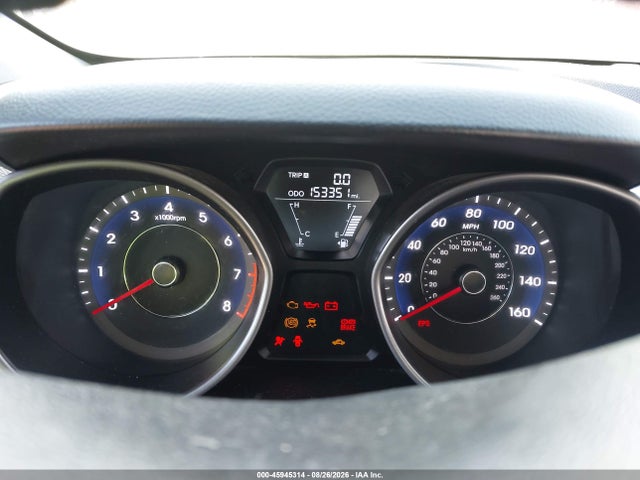 Aukcja sprzedaży 2012 Hyundai Elantra Limited, vin: 5NPDH4AE2CH120000, numer aukcji: 45945314