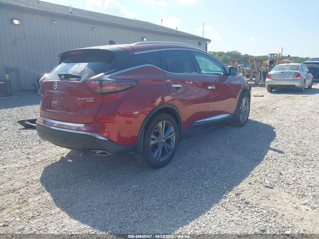 Продаж на аукціоні авто 2019 Nissan Murano Platinum, vin: 5N1AZ2MS2KN101480, номер лоту: 45945347