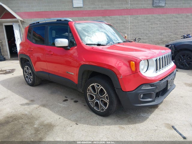 Aukcja sprzedaży 2016 Jeep Renegade Limited, vin: ZACCJBDT6GPC87178, numer aukcji: 45945394