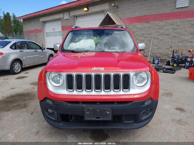 Aukcja sprzedaży 2016 Jeep Renegade Limited, vin: ZACCJBDT6GPC87178, numer aukcji: 45945394