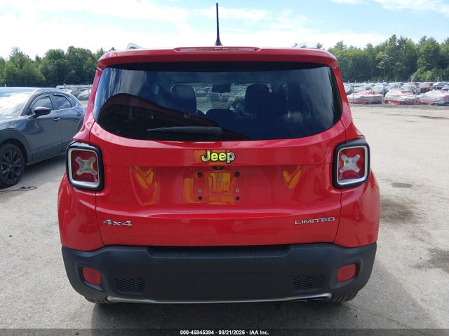 Aukcja sprzedaży 2016 Jeep Renegade Limited, vin: ZACCJBDT6GPC87178, numer aukcji: 45945394