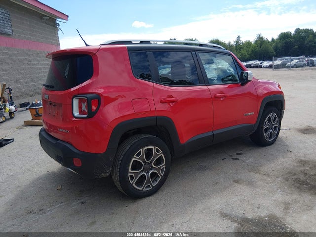 Aukcja sprzedaży 2016 Jeep Renegade Limited, vin: ZACCJBDT6GPC87178, numer aukcji: 45945394