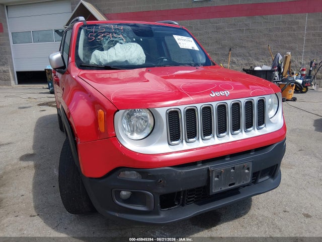 Aukcja sprzedaży 2016 Jeep Renegade Limited, vin: ZACCJBDT6GPC87178, numer aukcji: 45945394