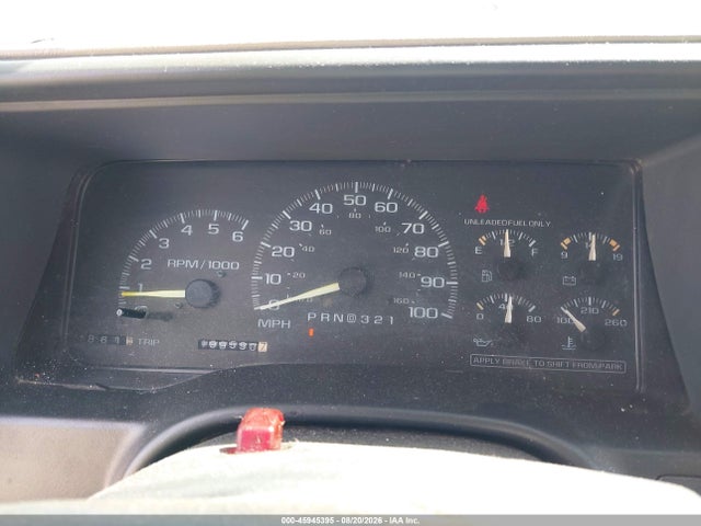 1997 Chevrolet Tahoe Ls მანქანა იყიდება აუქციონზე, vin: 1GNEK13R0VJ331315, აუქციონის ნომერი: 45945395