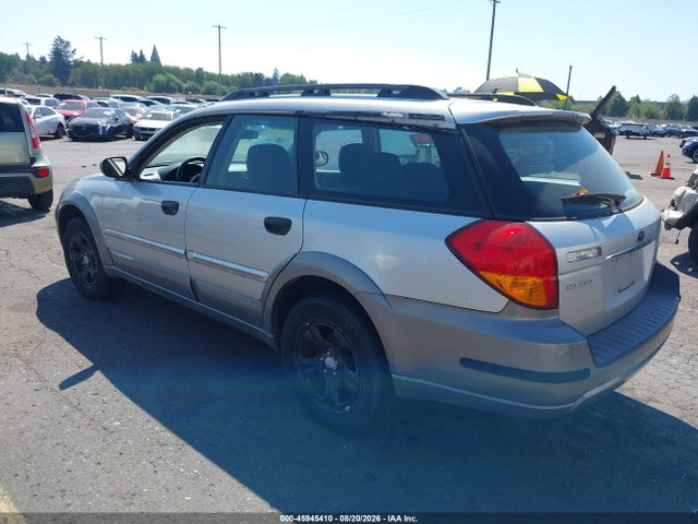 2007 Subaru Outback 2.5i Basic მანქანა იყიდება აუქციონზე, vin: 4S4BP61C876330696, აუქციონის ნომერი: 45945410