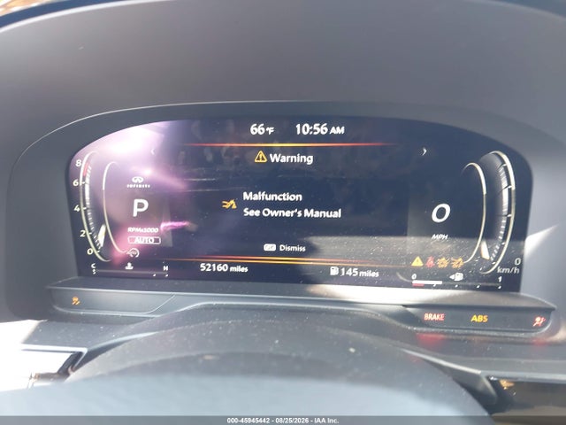Aukcja sprzedaży 2022 Infiniti Qx60 Sensory Awd, vin: 5N1DL1GS3NC338984, numer aukcji: 45945442
