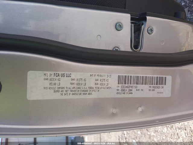 2015 Dodge Charger Se მანქანა იყიდება აუქციონზე, vin: 2C3CDXBG2FH917163, აუქციონის ნომერი: 45945447