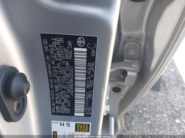 JTDEAMDE8MJ000621 Toyota Corolla Hybrid Le