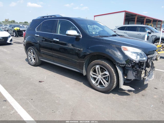 Продажа на аукционе авто 2016 Chevrolet Equinox Ltz, vin: 2GNALDEK9G6324523, номер лота: 45945545